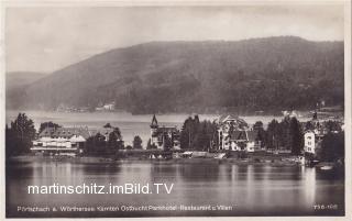 Pörtschach, Ostbucht mit Parkhotel - alte historische Fotos Ansichten Bilder Aufnahmen Ansichtskarten 