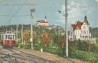 Linz - Pöstlingbergbahn - Oberösterreich - alte historische Fotos Ansichten Bilder Aufnahmen Ansichtskarten 