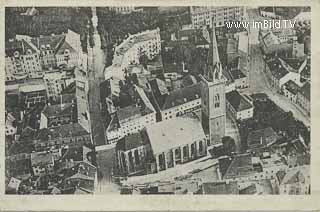 Fliegeraufnahme Villach - alte historische Fotos Ansichten Bilder Aufnahmen Ansichtskarten 