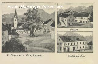 St. Stefan im Gailtal Ortsansicht - St. Stefan an der Gail - alte historische Fotos Ansichten Bilder Aufnahmen Ansichtskarten 