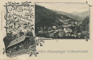 Eisentratten und Geburtshaus von Hans Gasser - Krems in Kärnten - alte historische Fotos Ansichten Bilder Aufnahmen Ansichtskarten 