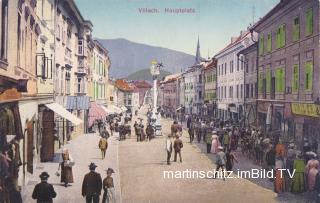 Villach, Hauptplatz - Villach-Innere Stadt - alte historische Fotos Ansichten Bilder Aufnahmen Ansichtskarten 