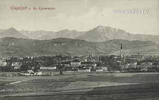 Klagenfurt mit Karawanken - Klagenfurt am Wörthersee - alte historische Fotos Ansichten Bilder Aufnahmen Ansichtskarten 