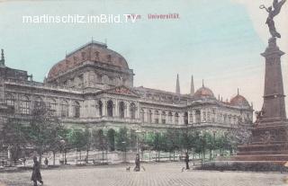 Wien, Universität - alte historische Fotos Ansichten Bilder Aufnahmen Ansichtskarten 