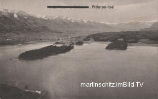 Faakersee Insel - alte historische Fotos Ansichten Bilder Aufnahmen Ansichtskarten 