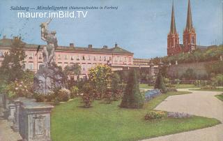 Mirabellgarten - alte historische Fotos Ansichten Bilder Aufnahmen Ansichtskarten 