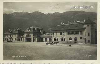 Bahnhof in Spittal an der Drau - Oesterreich - alte historische Fotos Ansichten Bilder Aufnahmen Ansichtskarten 