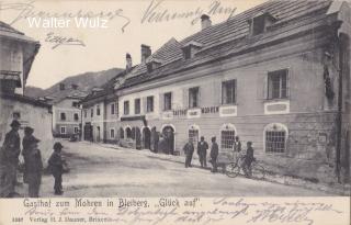 Bleiberg, Gasthof zun Mohren - Villach Land - alte historische Fotos Ansichten Bilder Aufnahmen Ansichtskarten 