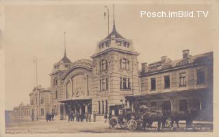 Klagenfurt Hauptbahnhof - Oesterreich - alte historische Fotos Ansichten Bilder Aufnahmen Ansichtskarten 