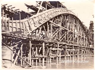 Maria Gail, Eingerüstete Bogenbrücke - Villach(Stadt) - alte historische Fotos Ansichten Bilder Aufnahmen Ansichtskarten 