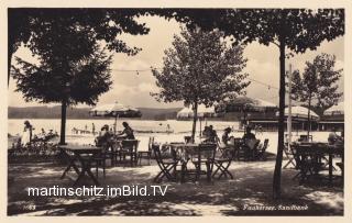 Sandbank, Strandbad Fürst mit Gastgarten  - alte historische Fotos Ansichten Bilder Aufnahmen Ansichtskarten 