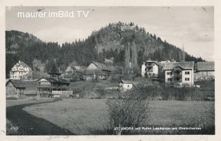 St. Andrä mit Ruine Landskron - Europa - alte historische Fotos Ansichten Bilder Aufnahmen Ansichtskarten 