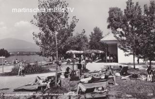 Faakersee Sandbank, Strandbad Wochinz - Europa - alte historische Fotos Ansichten Bilder Aufnahmen Ansichtskarten 