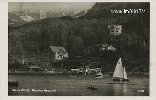 Maria Wörth - Pension Seegretl - Maria Wörth - alte historische Fotos Ansichten Bilder Aufnahmen Ansichtskarten 