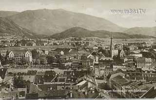 Villach gegen Nordosten - Villach - alte historische Fotos Ansichten Bilder Aufnahmen Ansichtskarten 