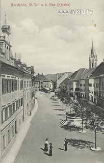 Hauptplatz - St. Veit - Europa - alte historische Fotos Ansichten Bilder Aufnahmen Ansichtskarten 