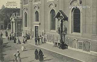 Stadtpfarrkirche in Klagenfurt - Klagenfurt am Wörthersee - alte historische Fotos Ansichten Bilder Aufnahmen Ansichtskarten 