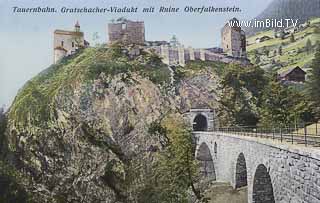 Tauernbahn - Gratschacher Viadukt - alte historische Fotos Ansichten Bilder Aufnahmen Ansichtskarten 