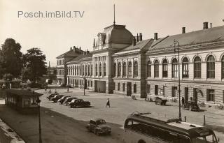 Bahnhof St. Pölten  - Europa - alte historische Fotos Ansichten Bilder Aufnahmen Ansichtskarten 