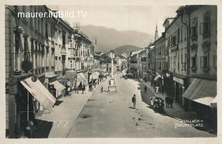 Villach - Hauptplatz - Villach(Stadt) - alte historische Fotos Ansichten Bilder Aufnahmen Ansichtskarten 