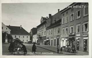 Kaiser Josef Platz - Villach-Innere Stadt - alte historische Fotos Ansichten Bilder Aufnahmen Ansichtskarten 