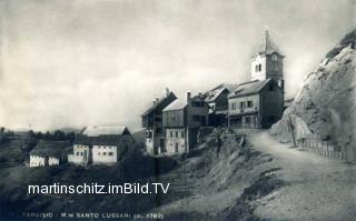 Maria Luschari mit enger Zufahrt  - Tarvisio - alte historische Fotos Ansichten Bilder Aufnahmen Ansichtskarten 