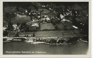 Luftbildaufnahme Sattendorf - Europa - alte historische Fotos Ansichten Bilder Aufnahmen Ansichtskarten 