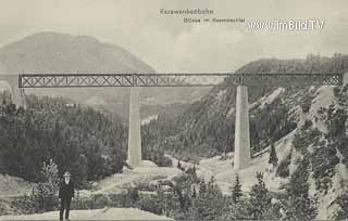 Brücke Karawankenbahn - Europa - alte historische Fotos Ansichten Bilder Aufnahmen Ansichtskarten 