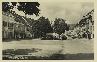 Hauptplatz in Vökermarkt - Europa - alte historische Fotos Ansichten Bilder Aufnahmen Ansichtskarten 