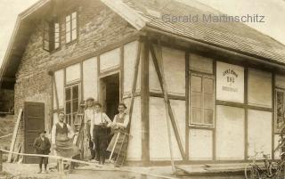 Kleinsattel, Tischlerei Krziznik  - Oesterreich - alte historische Fotos Ansichten Bilder Aufnahmen Ansichtskarten 