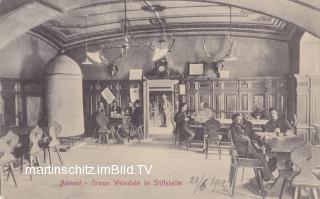 Admont, große Weinstube im Stiftskeller - Admont - alte historische Fotos Ansichten Bilder Aufnahmen Ansichtskarten 