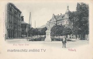 Villach, Hans Gasser Platz - Villach(Stadt) - alte historische Fotos Ansichten Bilder Aufnahmen Ansichtskarten 