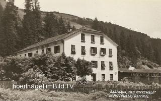 Gasthaus Mittewald - Oesterreich - alte historische Fotos Ansichten Bilder Aufnahmen Ansichtskarten 