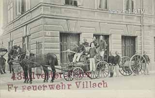 Villacher Feuerwehr - Oesterreich - alte historische Fotos Ansichten Bilder Aufnahmen Ansichtskarten 