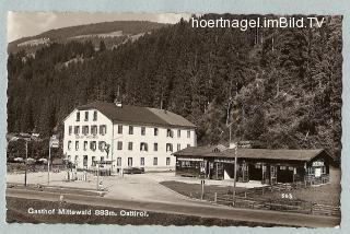 Gasthaus Mittewald - Tirol - alte historische Fotos Ansichten Bilder Aufnahmen Ansichtskarten 