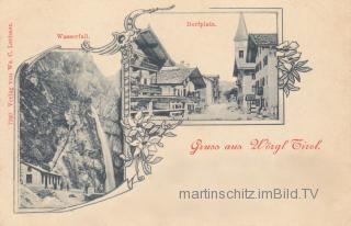 2 Bild Litho Karte - Wörgl  - Kufstein - alte historische Fotos Ansichten Bilder Aufnahmen Ansichtskarten 