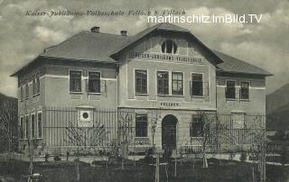 Fellach bei Villach, Kaiser-Jubiläums-Volksschule - Villach(Stadt) - alte historische Fotos Ansichten Bilder Aufnahmen Ansichtskarten 