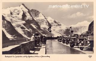 Großglockner, Parkplatz Franz Josefshöhe - Spittal an der Drau - alte historische Fotos Ansichten Bilder Aufnahmen Ansichtskarten 