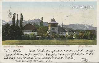 Hotel Wrann - Villach Land - alte historische Fotos Ansichten Bilder Aufnahmen Ansichtskarten 