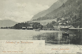 Nindlers Badeanstalt - Kärnten - alte historische Fotos Ansichten Bilder Aufnahmen Ansichtskarten 