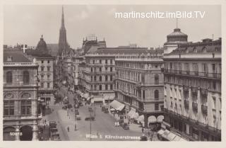 Wien, Kärntnerstraße - Europa - alte historische Fotos Ansichten Bilder Aufnahmen Ansichtskarten 