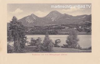 Faakersee mit Türkenkopf und Mittagskogel - Europa - alte historische Fotos Ansichten Bilder Aufnahmen Ansichtskarten 