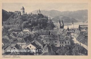 Friesach Stadtansicht - Europa - alte historische Fotos Ansichten Bilder Aufnahmen Ansichtskarten 