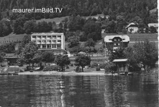 Seehotel Hoffmann in Steindorf - Steindorf am Ossiacher See - alte historische Fotos Ansichten Bilder Aufnahmen Ansichtskarten 