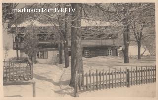 Drobollach, Bernold's Gasthof vom Gastgarten - Europa - alte historische Fotos Ansichten Bilder Aufnahmen Ansichtskarten 