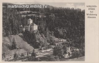 Schloß Waldenstein bei Wolfsberg - Europa - alte historische Fotos Ansichten Bilder Aufnahmen Ansichtskarten 