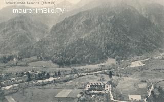 Schwefelbad Lussnitz - Friaul Julisch Venetien - alte historische Fotos Ansichten Bilder Aufnahmen Ansichtskarten 