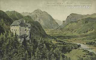 Oberdrauburg vom Schloss Stein - Europa - alte historische Fotos Ansichten Bilder Aufnahmen Ansichtskarten 