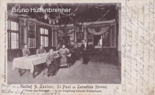 St. Paul im Lavanttal, Gasthof a. Zantoni - Kärnten - alte historische Fotos Ansichten Bilder Aufnahmen Ansichtskarten 