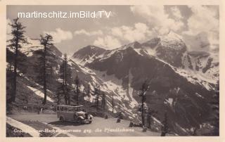 Großglockner-Hochalpenstraße mit Pfandlscharte - Oesterreich - alte historische Fotos Ansichten Bilder Aufnahmen Ansichtskarten 